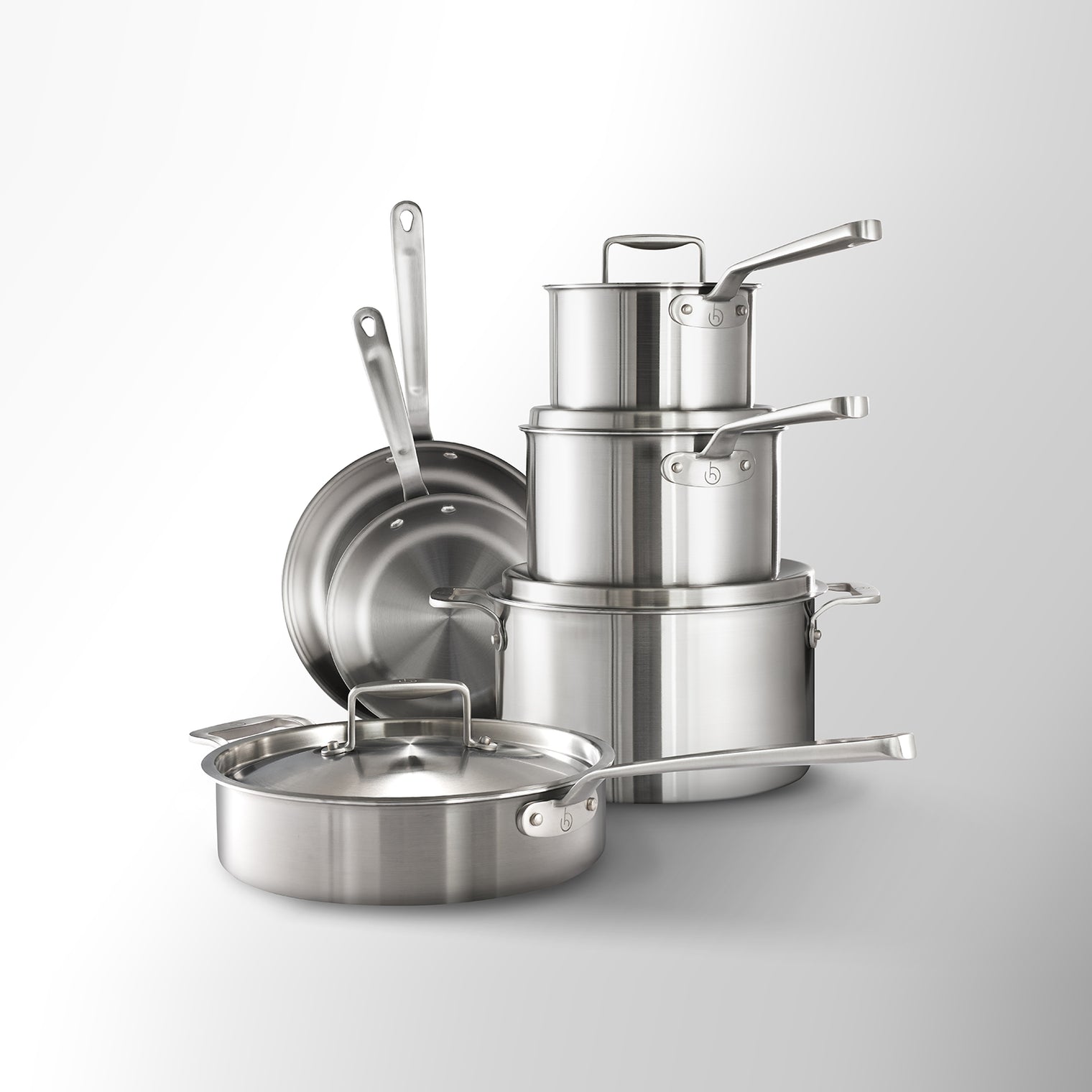 H Cookware 스테인리스 클래드 10PCS 세트